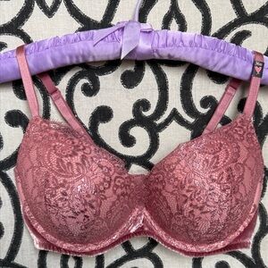 Victoria's Secret Shimmering Lace Rose Bra